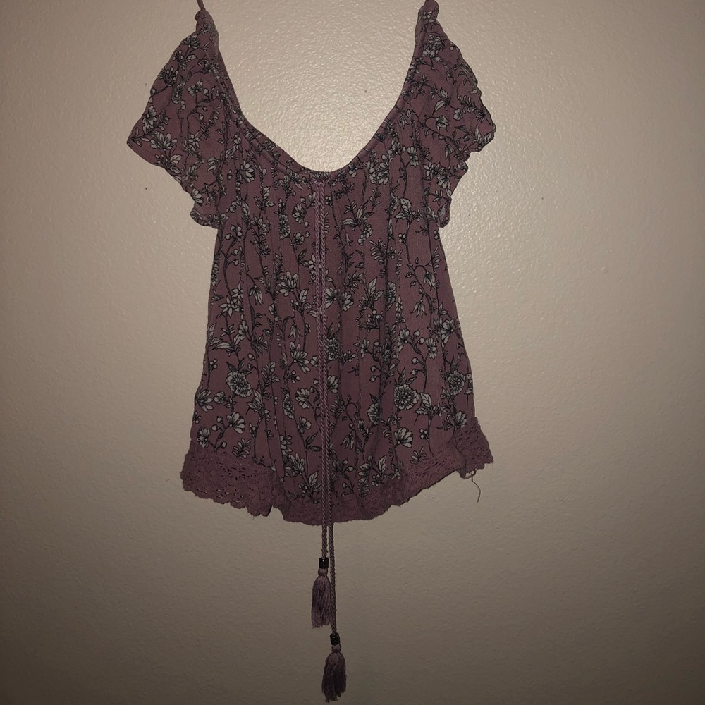 off the shoulder shirt